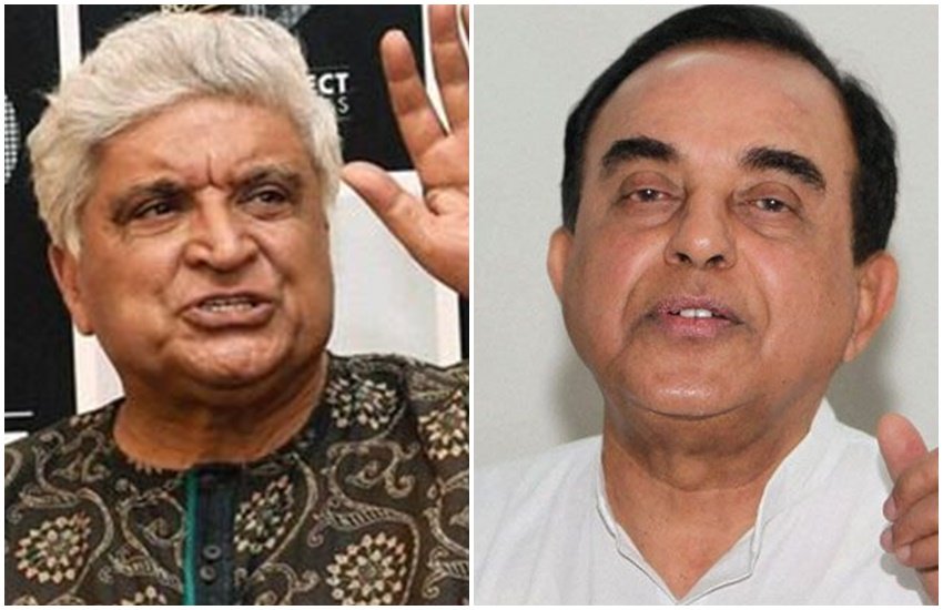 Javed akhtar, subramanian swamy, javed akhtar slams subramanian swamy, Javed akhtar tweet,Javed akhtar,twitter,subramanian swamy, harvard, twitter, bjp, subramanian swamy twitter