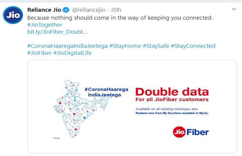Reliance Jio Fiber Broadband offer