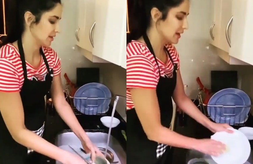 Katrina Kaif, Janta CurFew, Bollywood Actress Katrina Kaif, Katrina Dishwasher, Katrina Kaif Dish washing By Own, Katrina Kaif Dont Have Dish Washer, People Ask How miser is Katrina, Jitne Amir Utne Kanjus, katrina kaif video viral, entertainment news, bollywood news, television news