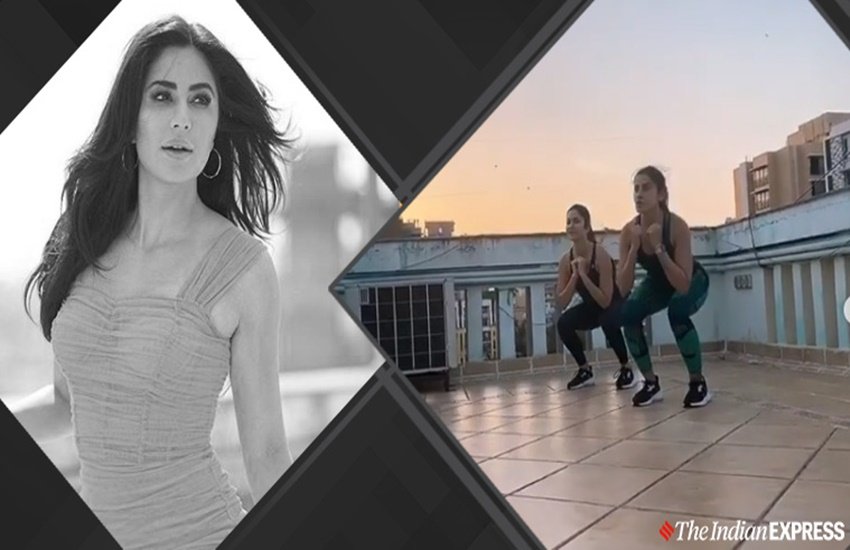 katrina kaif, katrina kaif video, katrina kaif exercise video, katrina kaif exercise video from home, katrina kaif exercise tips, exercise tips by katrina kaif, exercise for boosting immunity, yasmin karachiwala, katrina kaif instagram, katrina kaif social media, coronavirus, coronavirus impact, coronavirus and bollywood, gyms are closed, fitness tips, exercise for boosting immunity in hindi, exercise tips in hindi