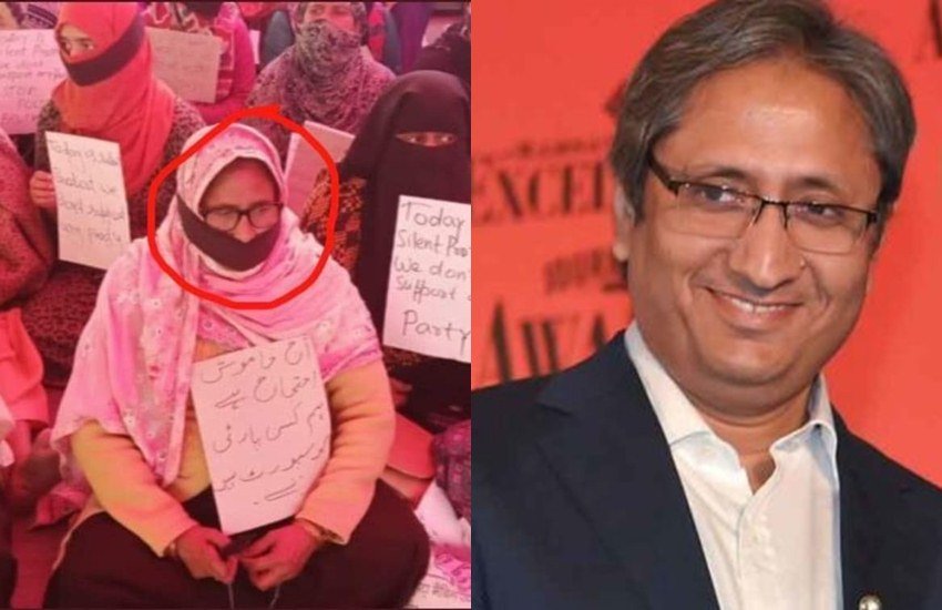 इससे कुछ दिनों पहले यह तस्वीर वायरल हो रही थी जिसे रवीश कुमार का बता कर शेयर किया जा रहा था।