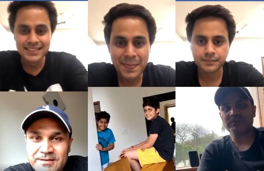 सहवाग ने आरजे रौनक से लाइव चैट पर की लंबी बातचीत। लोगों को बताया कि कैसे दूसरे लोग भी घर में 21 दिन बिता सकते हैं। 