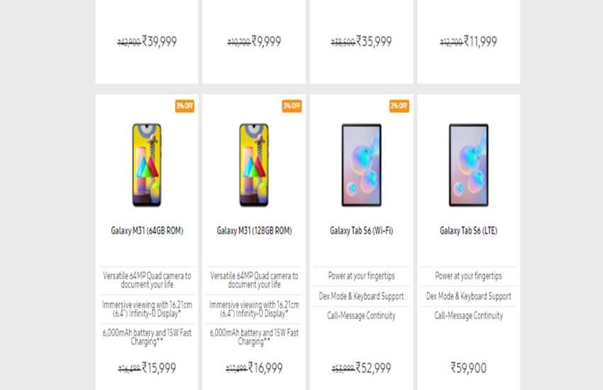 Samsung Blue Fest Sale