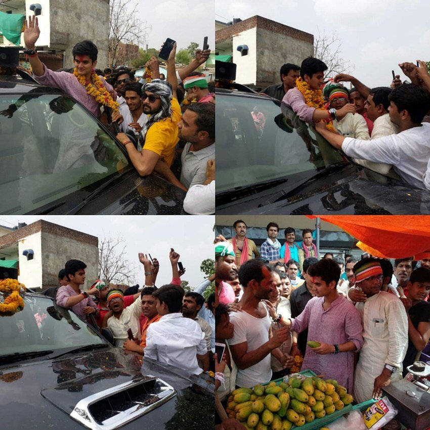 महाआर्यमन की लोगों से जुड़ने से लेकर भाषण देने की शैली तक उनके पिता ज्योतिरादित्य से काफी हद तक मिलती है।