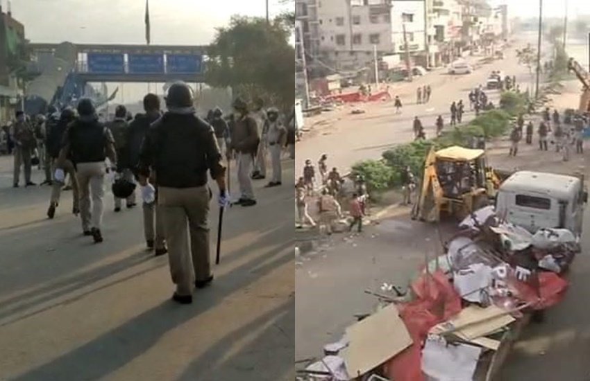 नागरिकता संशोधन कानून (CAA), एनआरसी(NRC) और नेशनल पॉपुलेशन रजिस्टर(NPR) के खिलाफ पिछले 100 दिनों से शाहीन बाग (Shaheen Bagh) में चल रहे विरोध प्रदर्शन को मंगलावर(24 मार्च) को दिल्ली पुलिस ने खत्म करवा दिया है। भारी संंख्या में पुलिस बल प्रदर्शन स्थल पर पहुंची औऱ वहां से सारे टेंट, तख्त और पोस्टर बैनर को उठा ले गई। इस कार्रवाई में कुछ लोगों को हिरासत में भी लिया गया है।