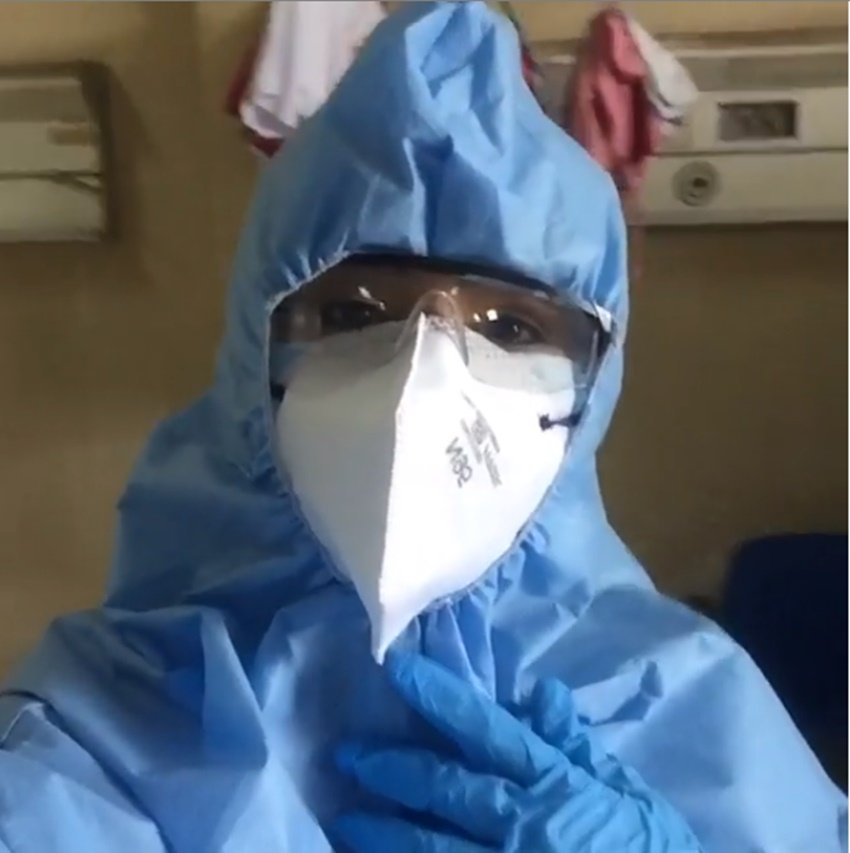 शिखा मल्होत्रा को मुंबई के जोगेश्वरी स्थित बाला साहेब ट्रॉमा हॉस्पिटल में आइसोलेशन वॉर्ड की जिम्मेदारी दी गई है।