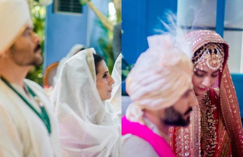 बॉलीवुड एक्ट्रेस सोनम कपूर (Sonam Kapoor) और उनके पति आनंद आहूजा लंदन से भारत लौटने के बाद अपने दिल्ली वाले घर में हैं। दोनों आइसोलेशन में रह रहे हैं। आइसोलेशन में रहते हुए ये दोनों सोशल मीडिया के जरिए लोगों को कोरोना वायरस से सुरक्षित रहने के लिए जागरुक करते रहते हैं। इन्हीं सबके बीच आनंद आहूजा ने अपनी शादी की कुछ अनदेखी तस्वीरें शेयर की हैं। ये तस्वीरें सोशल मीडिया में वायरल हो रही हैं।