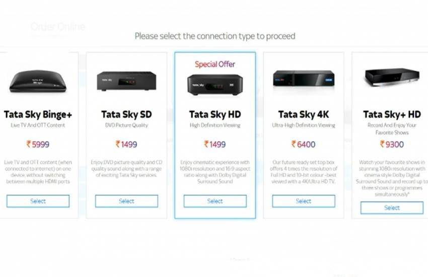 Tata Sky SD Set-Top Box Price