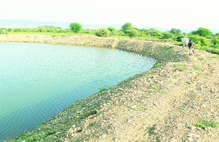 राजस्थान के टोंक जिले में खेती के लिए पानी।