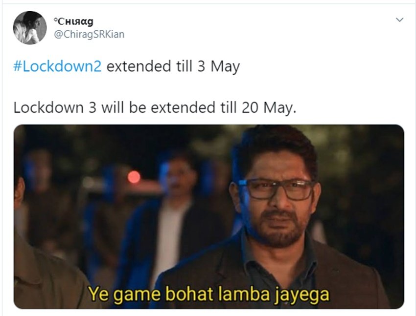 लॉकडाउन को 3 मई तक बढ़ा दिया गया है। लोगों को लग रहा है कि ये आगे भी बढ़ाया जा सकता है।