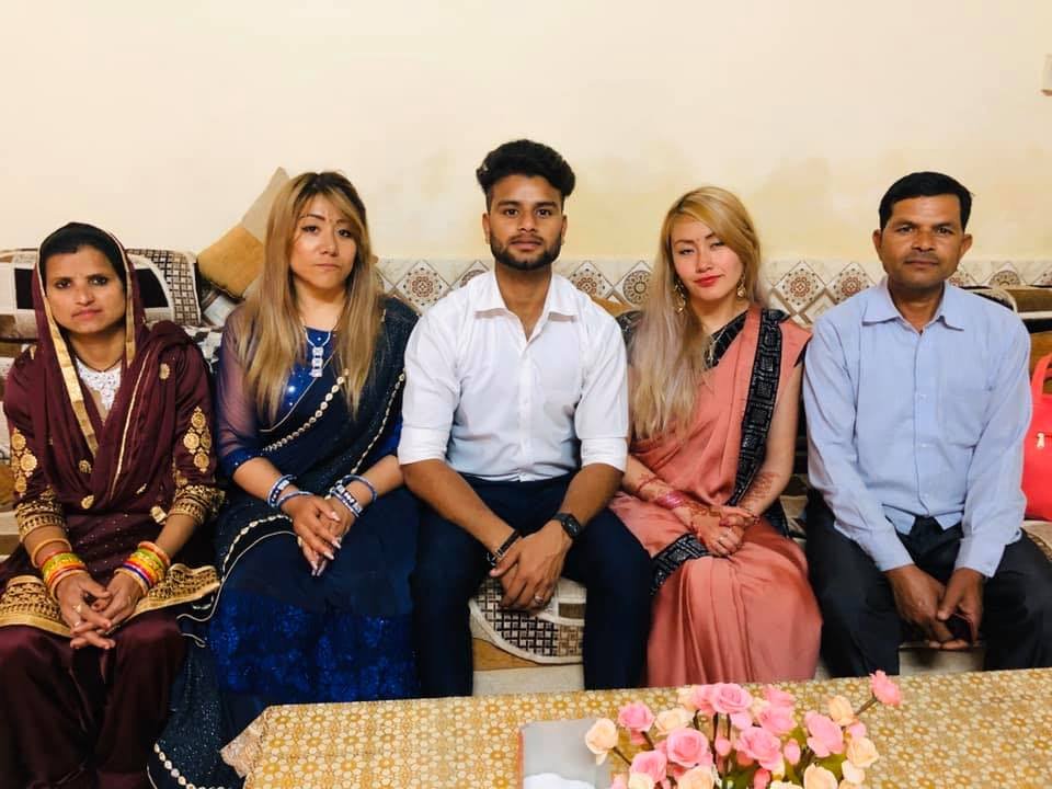 wedding in lockdown, niranjan kashyap wedding, rohtak boy marriage, haryana,niranjan kashyap,rohtak,coronavirus, wedding During corona virus, covid-19, novel corona, Rohtak, marriage, Special Marriage Act, coronavirus, Covid, lockdown, Haryana, Mexico, indira gandhi airport, jansatta photos,