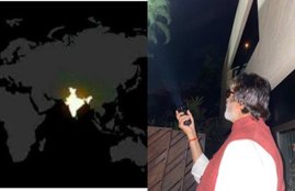 Coronavirus, Amitabh Bachchan,, Deep Jalao, coronavirus Fight, India Fight Against Corona, COVID-19, COROA VIRUS, Amitabh Bachchan Trolled For Sharing Fake Picture, Amitabh Bachchan Shared Fake Pic From Calling Satellite, Amitabh Bachchan Trolled For This Picture, , entertainment news, bollywood news, television news