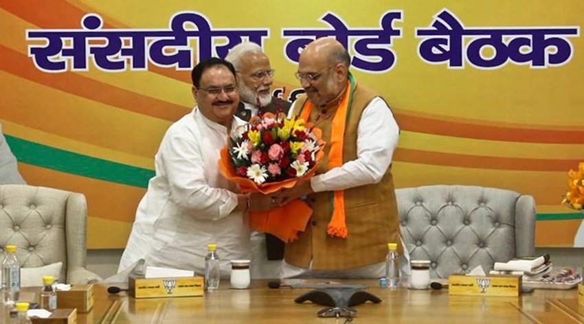 2019 में जेपी नड्डा को बीजेपी अध्यक्ष बनाया गया। मौजूदा समय में नड्डा ही पार्टी की कमान संभाल रहे हैं।