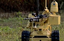 China's new figiting equipment, machine gun-mounted robot assault vehicle, china robot fighter, china robot assault vehicle, chinese new robot devices, China Coronavirus, China COVID-19