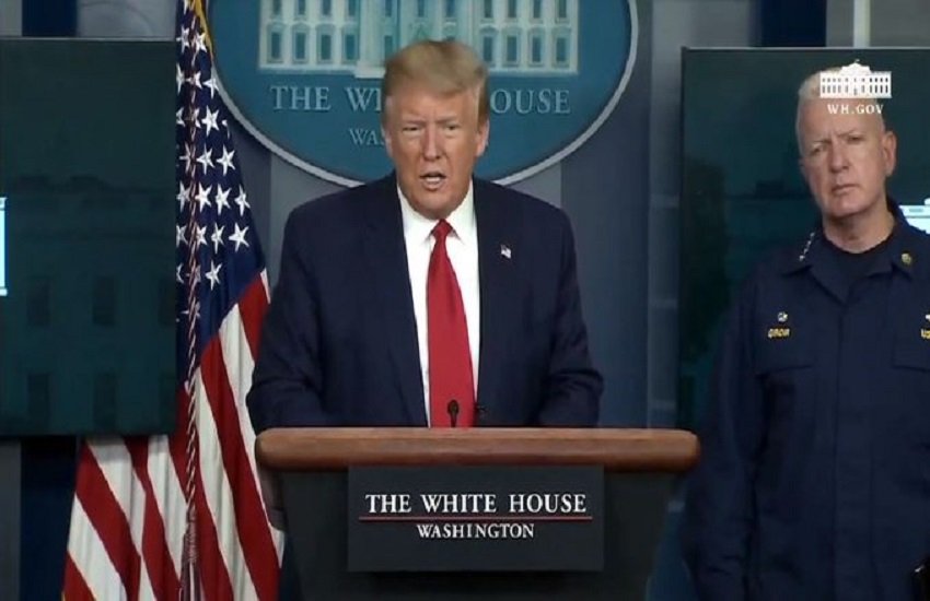 अमेरिका के राष्‍ट्रपति डोनाल्‍ड ट्रंप ने भारत को चेताया। (pc-ANI)