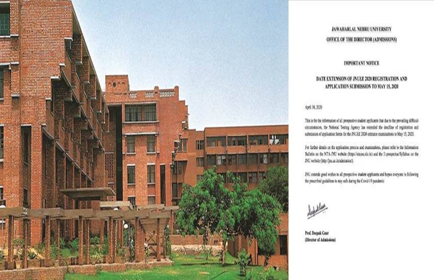JNUEE 2020, NTA , NTA notication, JNU admission 2020 application, JNU Entrance Examination application, JNUEE 2020 deadline, COVID-19, Corona, coronavirus, JNU admission form 2020, JNU prospectus, JNU entrance exam syllabus, NTA extends JNUEE, JNU entrance exam 2020
