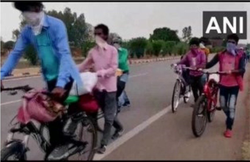 Coronavirus, COVID-19, Labour, MP, Satna, Rewa, Durgapur, West Bengal, Cycle, State News, Hindi News