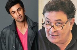 Ranbir Kapoor, Rishi Kapoor Scold Ranbir Kapoor , Rishi Kapoor, Ranbir Kapoor Sitting in Temple With Shoes, Father Rishi Kapoor Scold Ranbir Kapoor, Actor Ranbir Kapoor Get Slap From Father Rishi Kapoor, entertainment news, bollywood news
