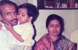 Rohit Sharma with his father and mother 850
