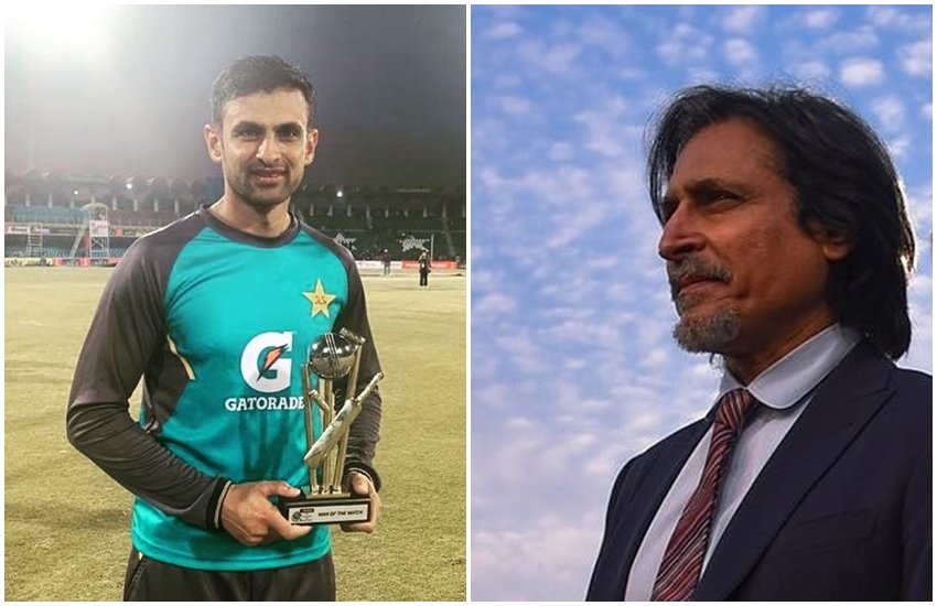 Shoaib Malik and ramiz raza