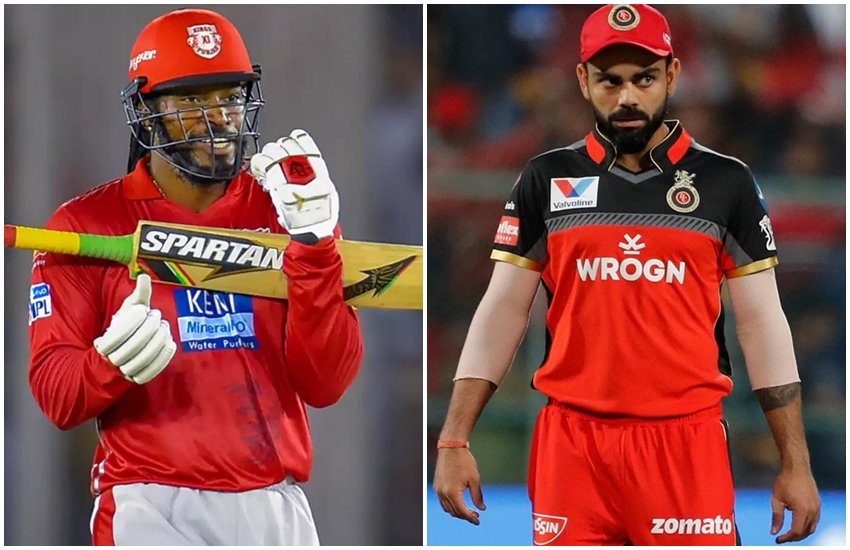 Virat Kohli IPL and Chris Gayle IIPL