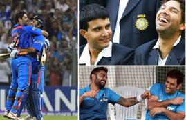 Yuvraj Singh MS Dhoni Virat Kohli