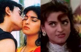 Aamir Khan, Juhi cHAWLA, mADHURI dIXIT, Aamir Khan spit on Juhi Chawla's Hand, Actress Juhi Chawla, Juhi Chawla Yucky Reaction Came Out, Aamir Khan Spit on Madhuri Dixit, entertainment news, bollywood news, television news