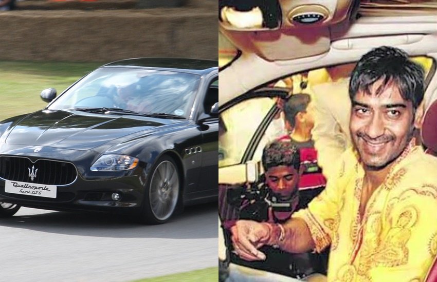अजय देवगन ने साल 2006 में आलीशान Maserati Quattroporte खरीदी थी। भारत में तब वह कार किसी के पास भी नहीं थी। तब इस बेहद शानदार कार की कीमत लगभग 2.8 करोड़ थी।