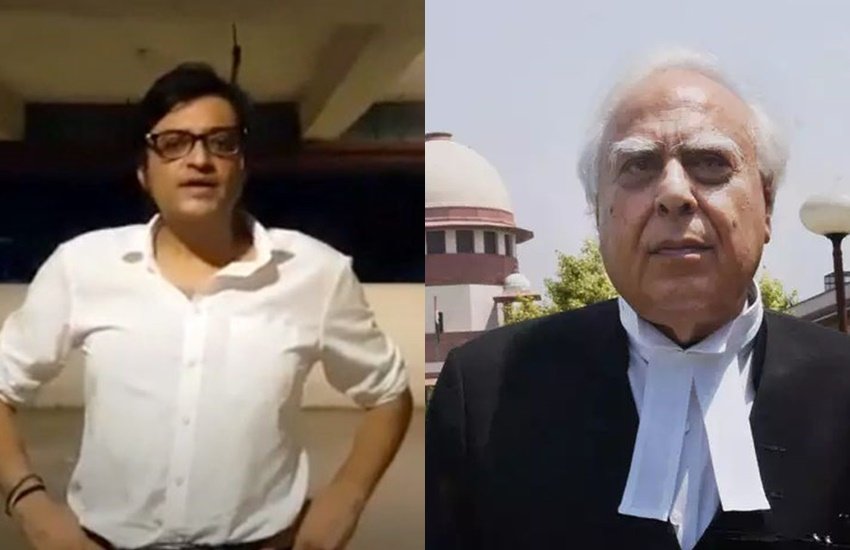 अर्णब गोस्वामी के खिलाफ सुप्रीम कोर्ट में कपिल सिब्बल ने दी दलीलें। 
