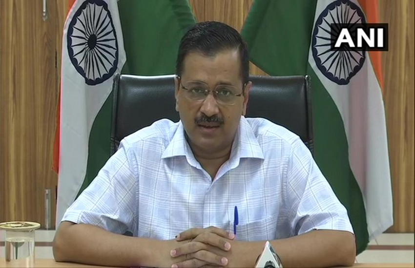 दिल्ली के मुख्यमंत्री अरविंद केजरीवाल ने रविवार को कोरोनावायरस और लॉकडाउन के हालात पर चर्चा की। (फोटो- एएनआई)