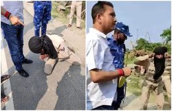 VIDEO: बिहार में लॉकडाउन में अफसर की गाड़ी रुकवाई तो चौकीदार से करवाई उठक-बैठक