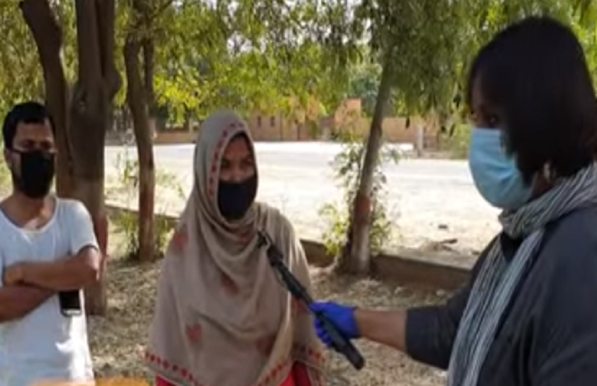 लॉकडाउन के चलते गरीब तबके के लोग बेहद परेशान हैं। (video screenshot)