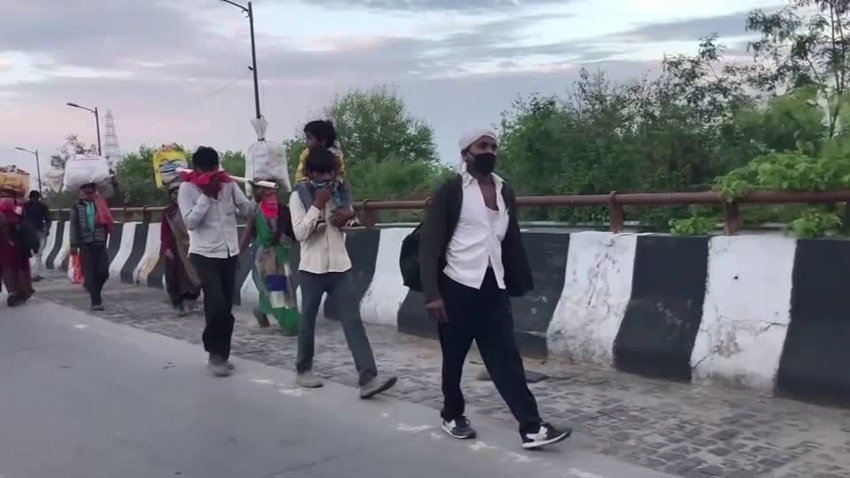 रास्ते में गर्मी, थकान और भूख की चुनौतियों का किसी तरह से सामना करते हुए दयाराम ने अपना सफर पूरा किया।