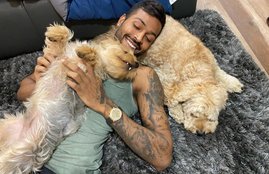 hardik and his doggies