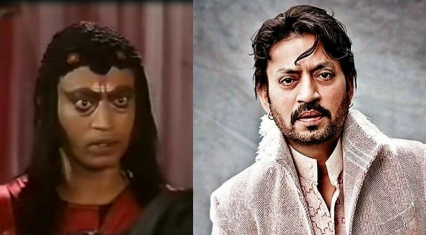 इरफान खान ने टीवी के बेहद पॉपुलर शो चंद्रकांता में भी डबल रोल प्ले किया था।