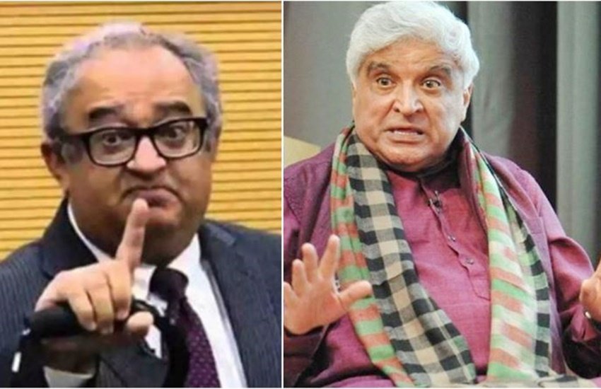 Javed Akhtar, tarek fatah, Javed Akhtar angry on tarek fatah, tarek fateh target indian muslims, Javed Akhtar Slam Tarek Fatah, Tarek Fath Saying Indian Muslim Welcoming Corona Virus, Corona Virus, COVID-19,Tarek Fateh shares a pee video of indian muslim, javed akhtar says it rubbish, Javed Akhtar, bollywood news, television news, entertainment news Tbaleeghi jamat