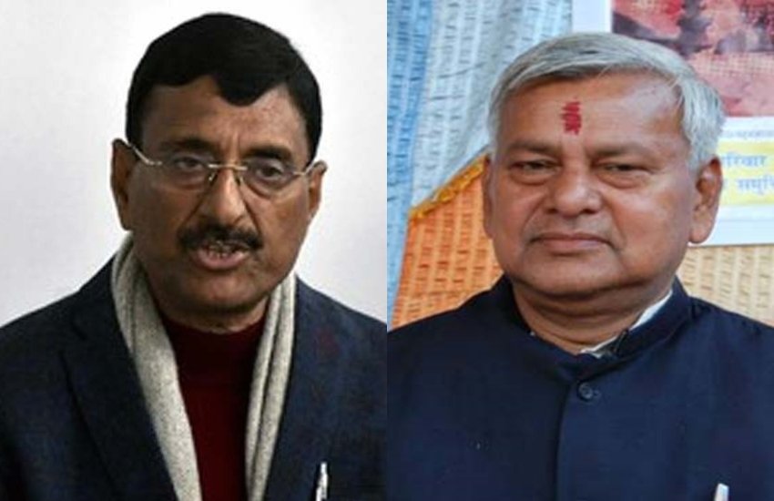 भाजपा सांसद पीएन सिंह और रांची के सांसद संजय सेठ। 