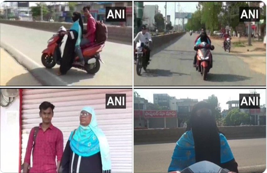 Coronavirus Lockdown: देशव्यापी लॉकडाउन के बीच एक मां के जज्बे औऱ साहस को सोशल मीडिया सलाम कर रहा है। दरअसल रजिया बेगम नाम की इस महिला ने 1400 किमी स्कूटी चलाकर अपने बेटे को घर सुरक्षित ले आई। महिला तेलंगाना के निजामाबाद की रहने वाली है। लोग रजिया के लिए लिख रहे हैं कि मां से बड़ा योद्धा कोई और नहीं हो सकता।