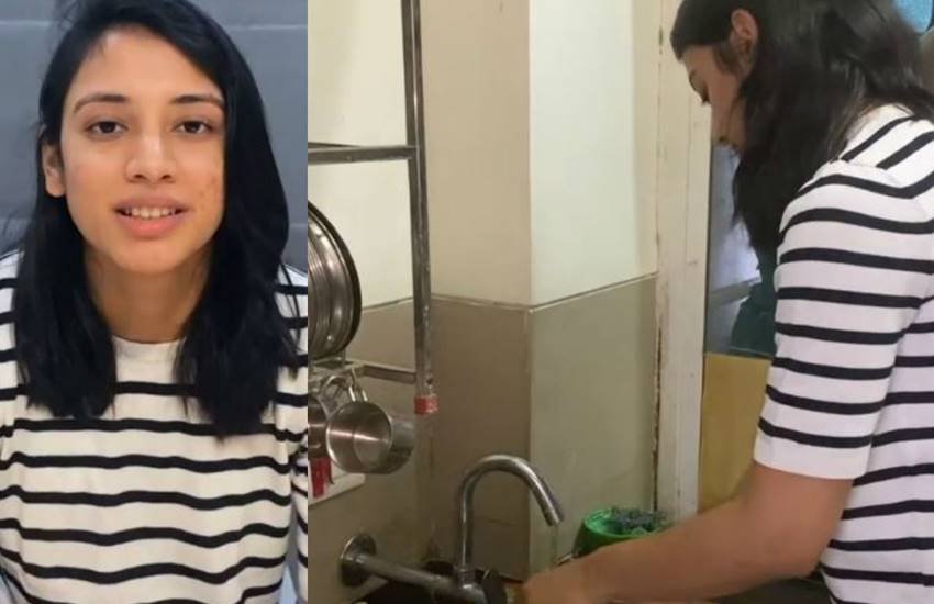 स्मृति मंधाना लॉकडाउन के दौरान 10 घंटे सो रही हैं। (सोर्स- सोशल मीडिया)