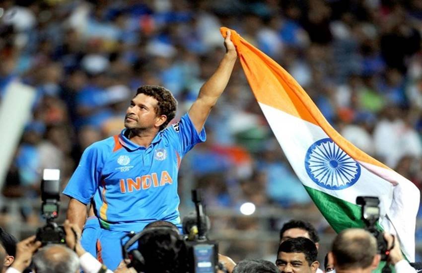 सचिन आखिरी बार 2011 में वर्ल्ड कप खेले थे और जीत हासिल की थी। (सोर्स- ट्विटर)