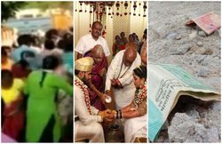 कोरोना लॉकडाउन में कर्नाटक के मंत्री के सामने जुटी भीड़, मध्‍य प्रदेश, झारखंड में फेंके गए नोट से हड़कंप