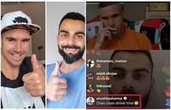 VIDEO: केविन पीटरसन संग विराट कोहली कर रहे थे इंस्टाग्राम पर LIVE चैट, तभी अनुष्का ने किया मजेदार कमेंट