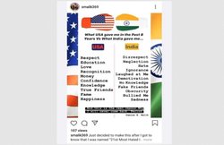 ‘अमेरिका में मिला सम्मान, शोहरत और दौलत, भारत में नफरत और अनादर’; BJP विधायक के बेटे का पोस्ट वायरल