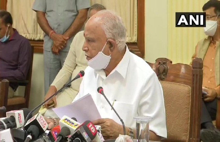 कर्नाटक के मुख्यमंत्री बीएस येदीयुरप्पा। (pc ani)