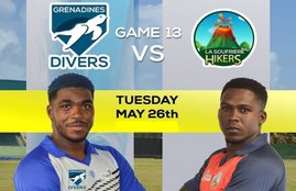 Grenadines Drivers vs La Soufriere Hikers Live Cricket Score 850