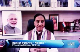 schools re-open, hrd minister, hrd minister goes live, cbse.nic.in, coronavirus pandemic, Union HRD Minister Ramesh Pokhriyal Nishank, NCERT, UGC