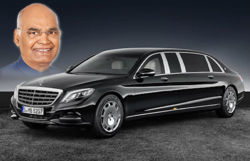 President Ramnath Kovind's Car, Indian President Official Car, President Ramnath Kovind mercedes benz car, ramanath kovind new car, Mercedes-Maybach S600 Pullman Guard Limo, indian president car security, indian president car features