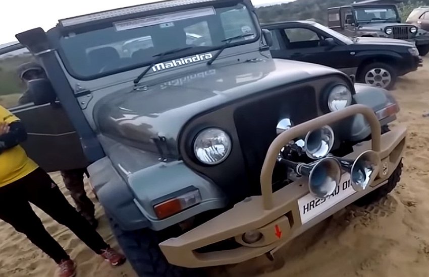 Mahindra Thar Modified, Mahindra Thar Train Horn, Mahindra Thar Modification Cost, Mahindra Thar Price, Mahindra Thar Features, Modified Mahindra Thar