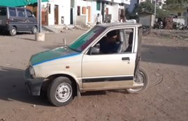 Maruti Suzuki 800 Modification, Maruti 800 Modified, Maruti 800 three wheels, Best car modification, Maruti Suzuki 800 Price, Maruti Suzuki 800 Features