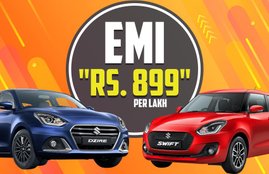 Maruti Suzuki EMI plan, Maruti Suzuki EMI Plan with HDFC bank, Maruti Suzuki cars is available with Rs.899 of Emi, EMI Scheme of Maruti Suzuki , MAruti Swift, Maruti Alto, Maruti Dzire
